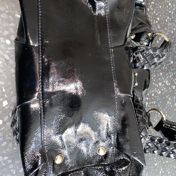 Michael Kors Black Patent Leather Bag - Picture 11 of 15